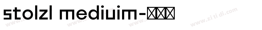 stolzl mediuim字体转换